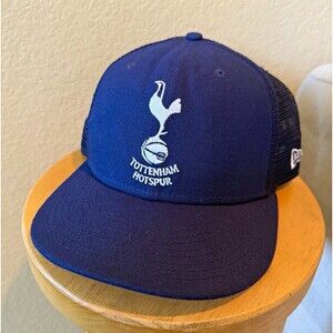 Tottenham Hotspur New Era 9FIFTY Trucker Hat Navy Blue Snapback Spurs EPL